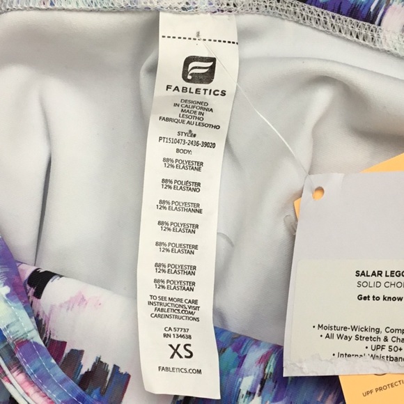 Fabletics Power Hold Workout Leggings New Great Gift NWT - Picture 7 of 7